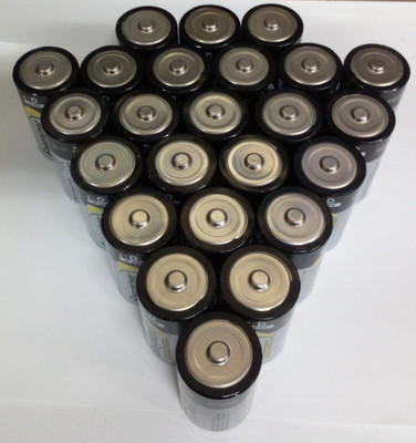 24 Energizer Industrial D Alkaline Batteries (EN95 , LR20) Outdated 2019 TESTED