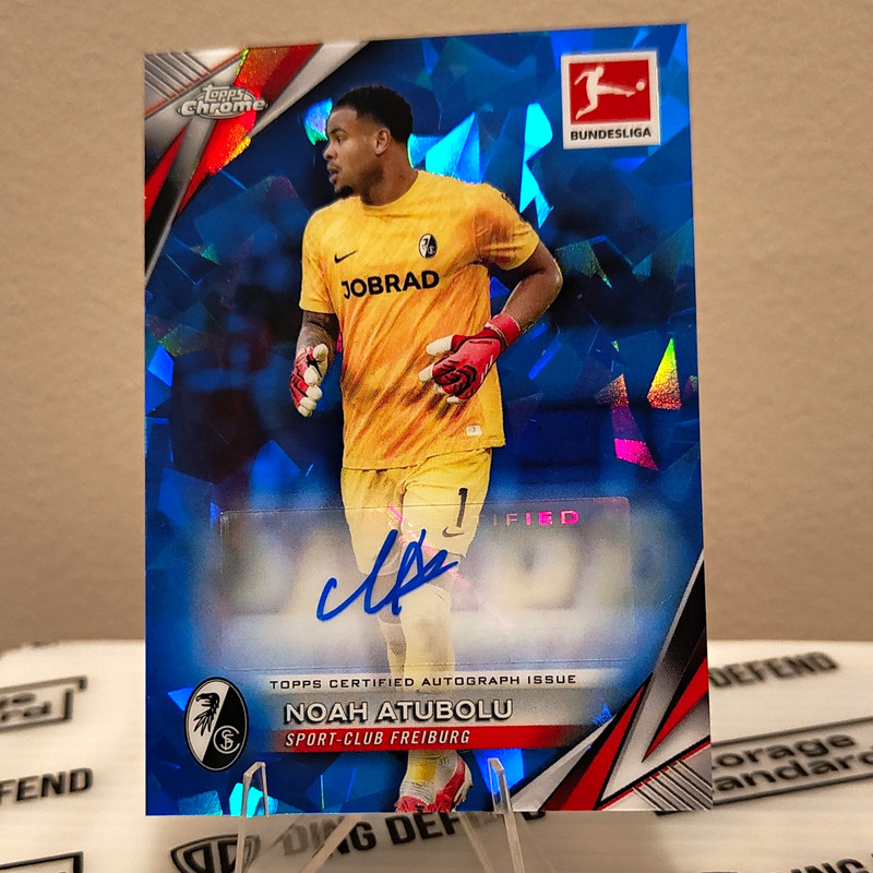 Topps Chrome Bundesliga Sapphire 2024-25 Autographs Noah Atubolu Auto BA-NAT