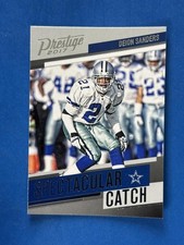 2017 Panini Prestige Spectacular Catch #28 Deion Sanders Dallas Cowboys