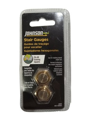 Johnson, 1/2 in. L X 1/2 in. H, Brass, Framing Square