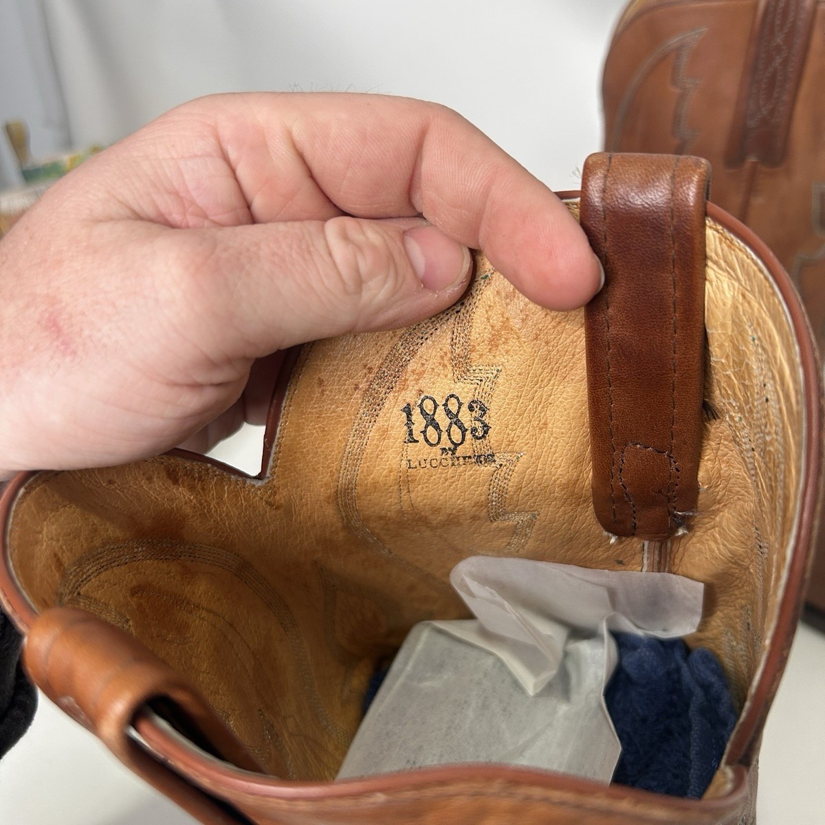 Vintage Lucchese 1883 Cowboy Boots Style 1505 Men’s 10.5D Lucchese 1883 Cowboy Boots | Grailed main image 2