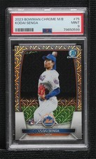 2023 Bowman Mega Box Chrome Mojo Refractor Kodai Senga #75 PSA 9 MINT v9t