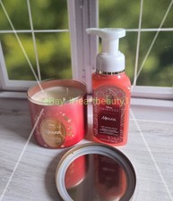 bath and body works disney princess Moana 3 wick candle foaming hand soap