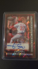 2025 Leaf Baseball Nation Strikeout Machine Red #JR1 Jose Rijo Autograph #1/2
