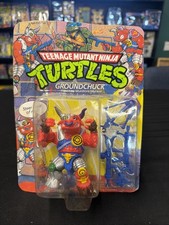 TMNT Ninja Turtles Groundchuck 1991 Playmates Action Figure UNPUNCHED No.5133