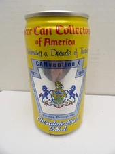 BCCA 1980 CANVENTION X CHOCOLATE TOWN USA HERSEY PENNSYLVANIA BEER CAN #207-39