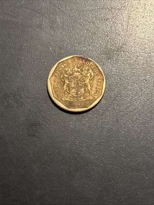 1990 South African 10 Cent Coin