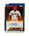 2025 Topps #MT Mike Trout Silver Pack 1990 Chrome Auto Gold /50
