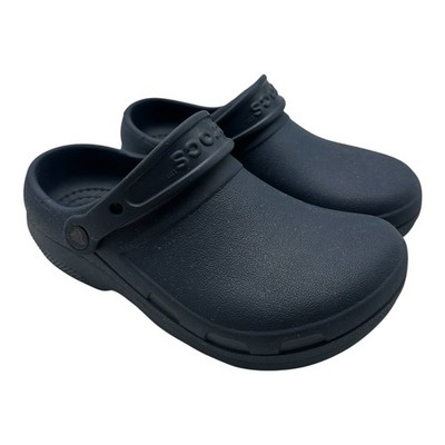 Crocs Adult Specialist II Work Clogs Womens 7 Mens 5 Navy Blue Slip On Shoes