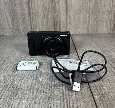 Sony ZV-1F 20.1MP 4K f/2 Vlogging Compact Digital Camera - Black