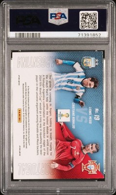 2014 PANINI PRIZM WORLD CUP MATCHUPS RONALDO / MESSI POWER PLAID