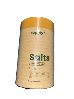 Supply6 Salts | Electrolyte Mix | Zero Added Sugar, (36 Servings, Lemon Lime)