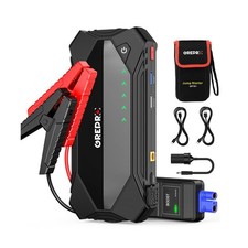 GREPRO Jump Starter (10L Gas & 8.0L Diesel Engines), 3000A Car Batt... Fast Ship