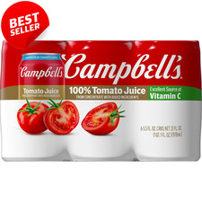 Tomato Juice 5.5oz Cans 6 Pack 100 Pure Ready to Drink - US