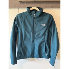 The North Face Women's Soft Shell Jacket Size M Teal Fleece Lined Outdoor Apex