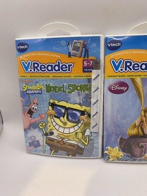 VTech V Reader Software-Nickelodeon's SpongeBob SquarePants & Tangled New Sealed