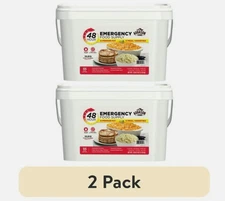 New Augason Farms 48-Hour 4-Person Emergency Food Supply, 95 oz (2 pack)
