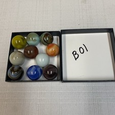 Vintage Marbles Lot Assortment Large Shooter Marbles B01 Uranium UG