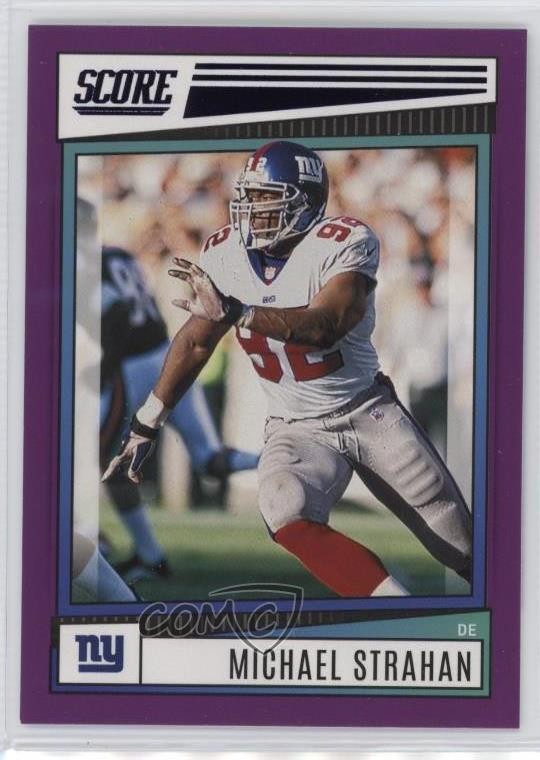 2022 Score Purple Michael Strahan #239 HOF 0a6