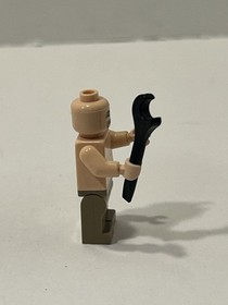 Lego Indiana Jones ROTLA Airplane Mechanic Minifigure 7683 iaj029 Retired - READ