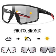 Fashion Photochromic Eyewear Goggles MTB Cycling Running Bike Fishing Sunglasses