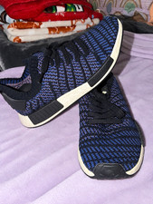 adidas NMD R1 men  s 9.5 Low Top Sneaker Black/Blue US 9.5 BY2109