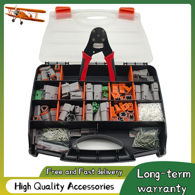#ad NEW 1750PCS Deutsch DT Connector Plug Kit With Deutsch Crimp Tool Auto Marine $89.23