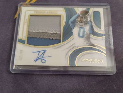 Terrion Arnold 2024 Panini Immaculate Premium Patch Auto /99 Lions Autograph 