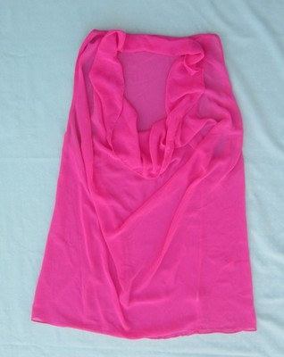 Moa Moa Sheer Pink Pullover Sleeveless Top Size M Oversized Chest 46''
