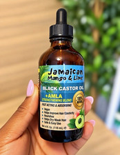 Jamaican Mango & Lime Black Castor Oil + Amla Strengthening Hair Oil 118ml