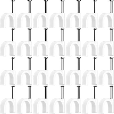 100 Stück 4Mm Kabelschellen,Nagelschellen,Kabel Befestigungen,Cable Clamp,Kabelk
