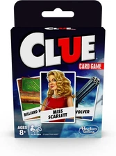 Hasbro Gaming Clue Card Game, 3-4 Player Strategy Game
