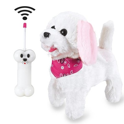 Jamara Trixi RC Plüschhund Weiss/Rosa 27MHz Haustierbedarf