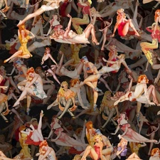 Pinup Girls 29 - 18"x46" Hydrographic Film Hydro Dipping