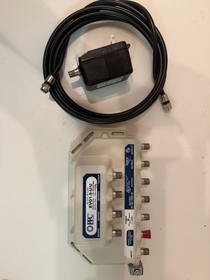PPC EVO1-9-U/U Active Return 9 Port Coax Amplifier Booster Splitter+Power