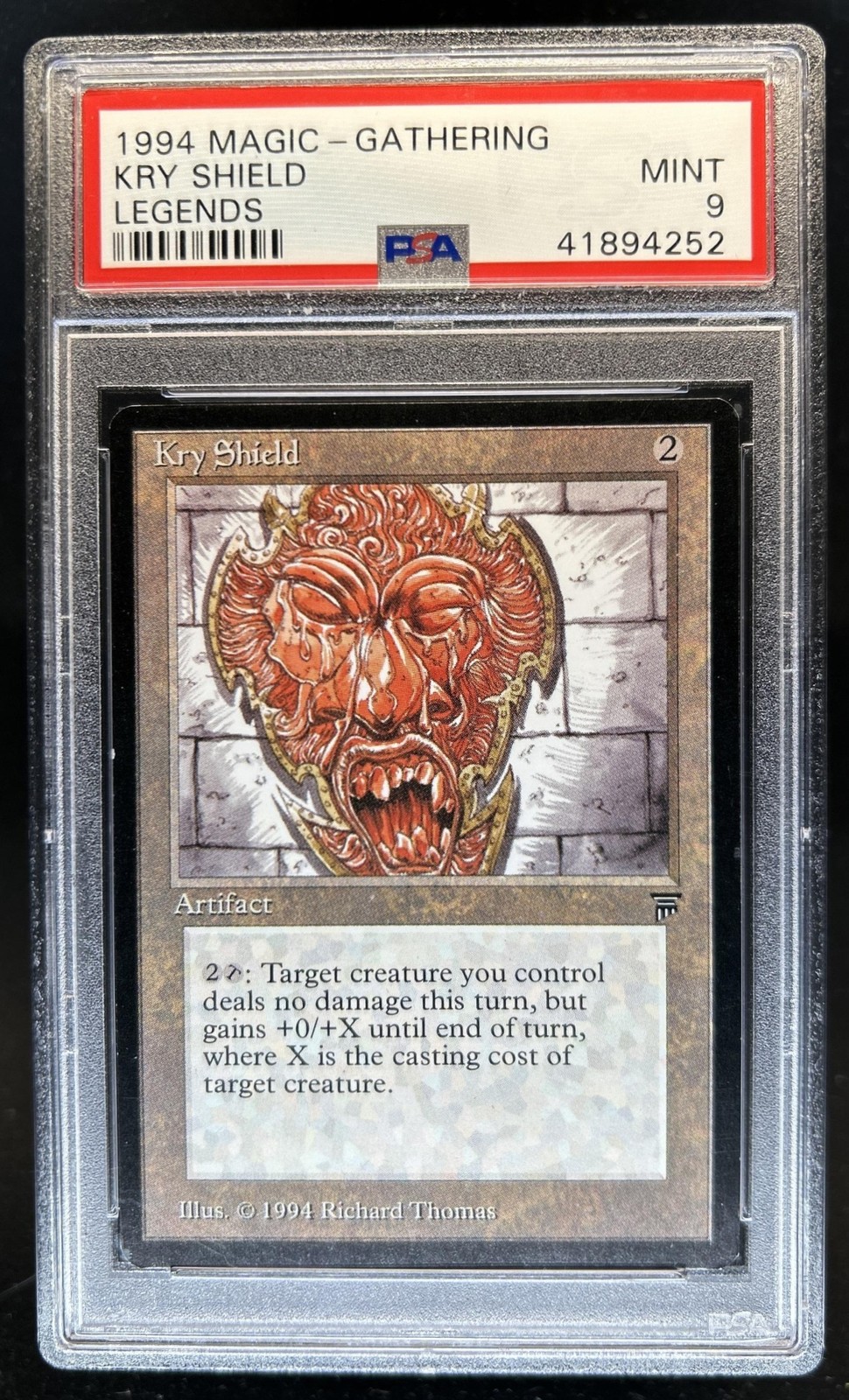 1994 Magic The Gathering Key Shield Legends PSA 9