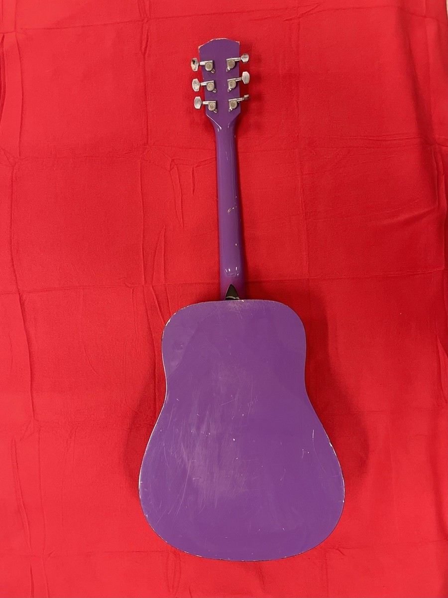 Disney Hannah Montana Washburn 3/4 Acoustic Guitar Purple 6 String