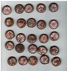 25 1960's Football Coke Caps - Olsen-Green-Meador-Silas +++ — photo 2