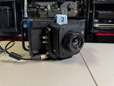 Blackmagic Studio Camera 4K Pro G2 MFT 12G-SDI 4-Pin Power Only (No Lens) READ
