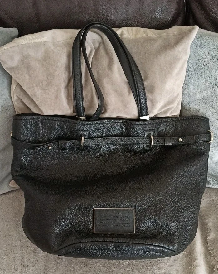 Sac à main Marc Jacobs cuir noir. Superbe - Photo 1/4