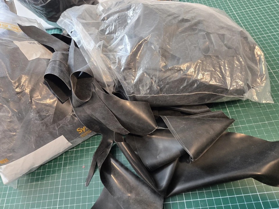 Sacchetto O LATEX Scarti 5 libbre Foglio di gomma tagli - Immagine 2 di 3