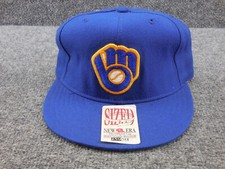 Vintage New ERA Milwaukee Brewers 5950 MLB Baseball Hat Made in USA