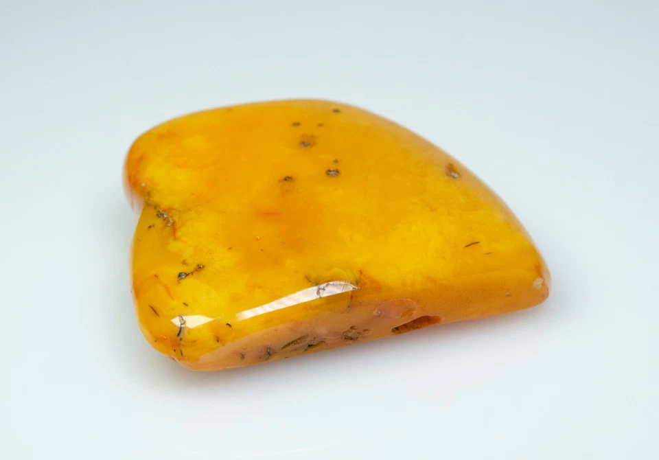 RAR - 98.8 gr - natürlicher Egg Yolk Butterscotch Roh-Bernstein - poliert - Bild 4 von 4