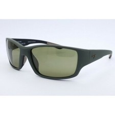 Maui Jim Local Kine MJ 810-54C Square Gray Polarized Sunglasses Green Lenses A 