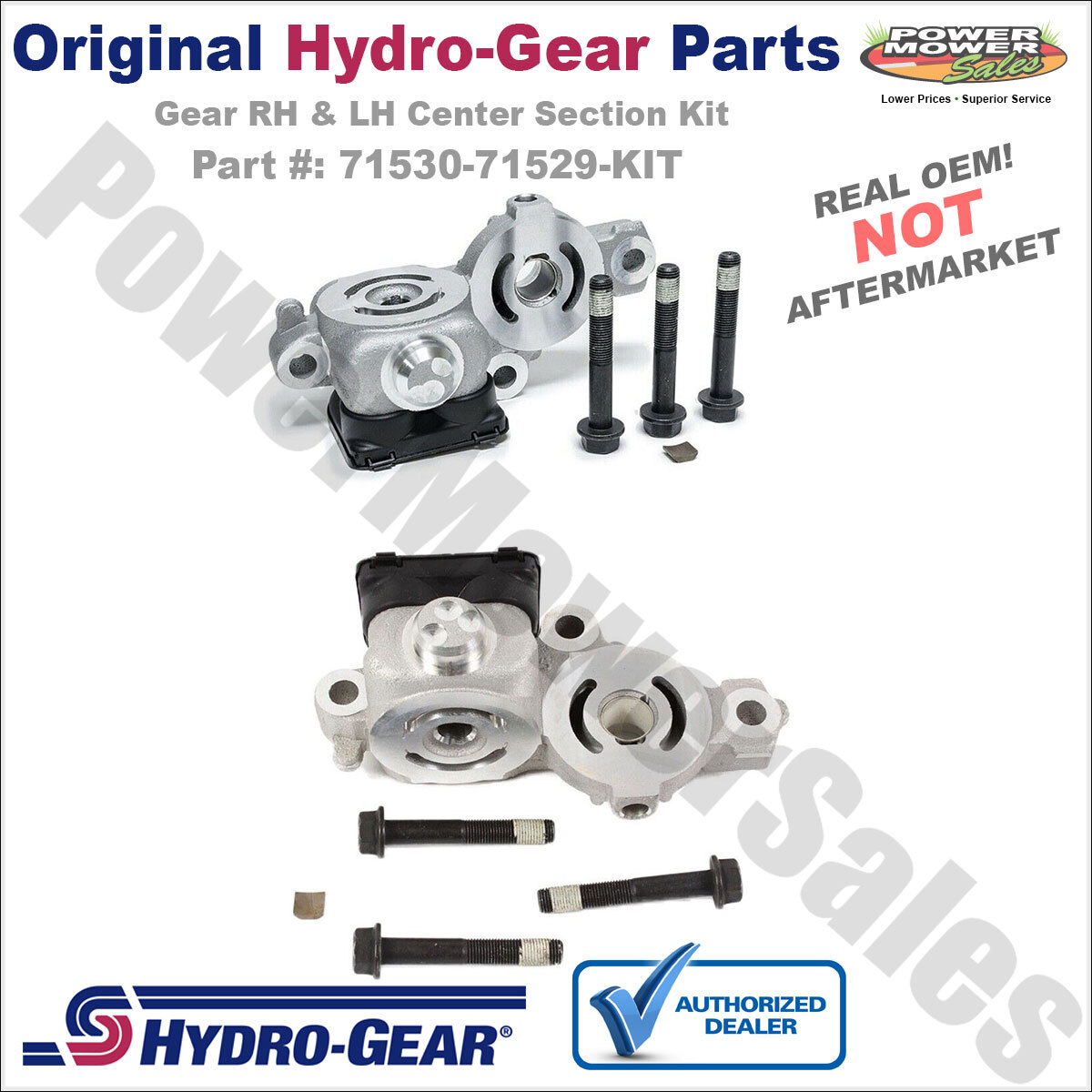 Genuine Hydro Gear RH & LH Center Section Kit / 71529, 71530