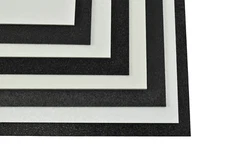 BuyPlastic Black ABS (Haircell Texture) Plastic Sheet  1/4" x 12" x 24"
