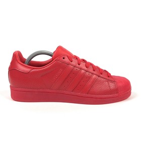 Adidas Originals Superstar Adicolor Mens 9.5 Scarlet Red Shell Toe Shoes S80326 | eBay