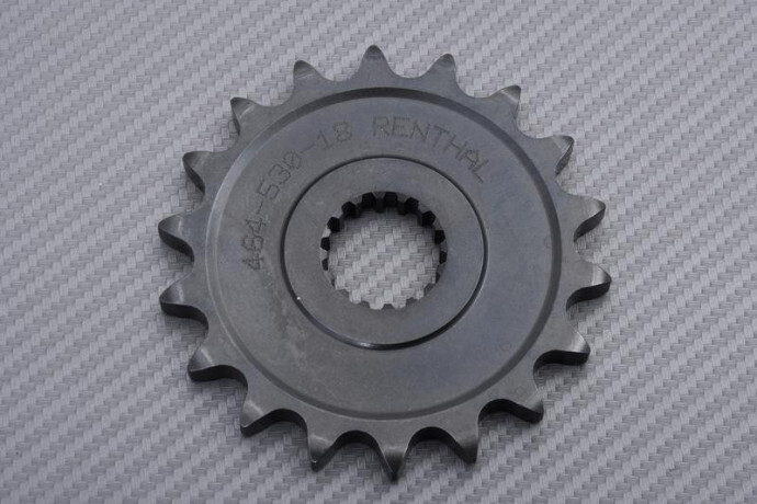 Pignon avant Renthal 18 dents pour les longs trajets en Kawasaki ZZR 1400