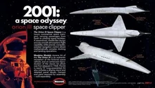 Moebius 1/160 2001 space odyssey Orion III Space Odyssey Pan-Am Spaceplane kit