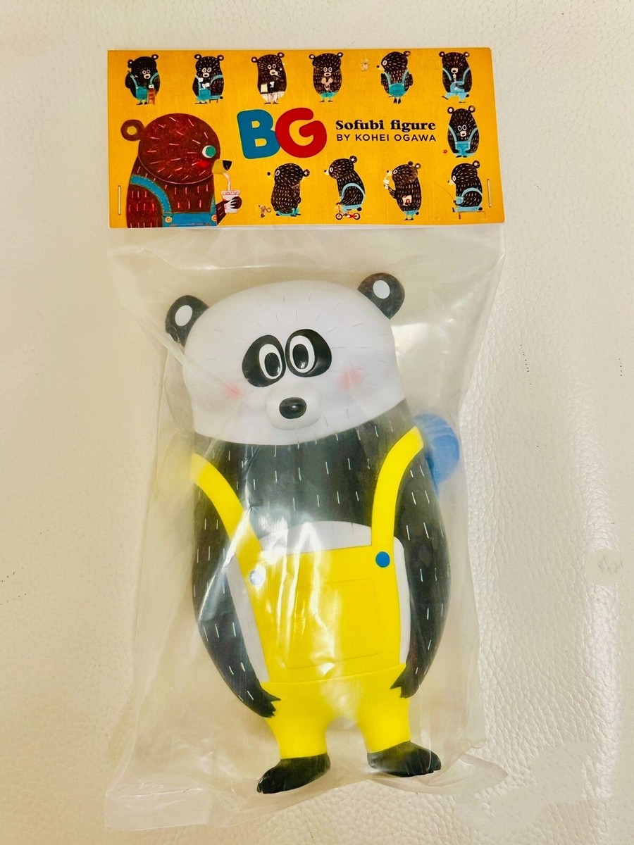HOW2WORK Bg Bear By KOHEI OGAWA Panda Black White Yellow VINYL